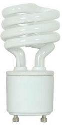 Satco CFL 13 Watt (60W) Spiral GU24 Warm White (2700K)