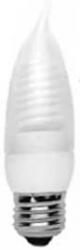 TCP CFL 8 Watt (35W) Dimmable Frosted Flame Tip Warm White (2700K)