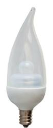 GE Energy Smart® LED 1.8 Watt (15W) Transparent Flame Tip Warm White (3000K)