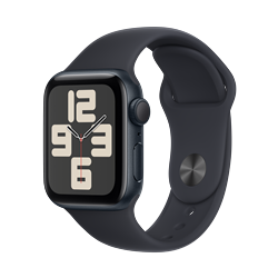Apple Watch SE GPS 40mm Midnight Aluminum Case con Midnight Sport Band Pequeño/Mediano