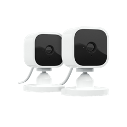 Amazon Blink Mini Indoor 2-Camera Kit - Blanco