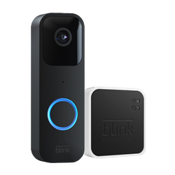 Amazon Blink Video Doorbell with Sync Module 2 - Black