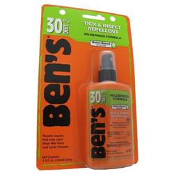 Ben's 30% DEET Mosquito, Tick and Insect Repellent, 3.4 Ounce Pump