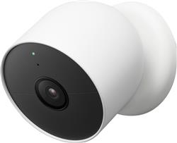 Google - Nest Cam (Battery) - Snow