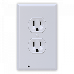 SnapPower Outlet Guidelight - White Duplex