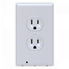 4 Pack - SnapPower Outlet Guidelight - White Duplex