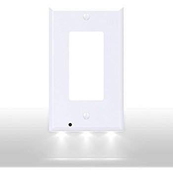 SnapPower - SwitchLight Toggle Switch Wall Plate - White