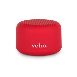 Veho M1 Portable Rechargable Wireless Bluetooth Speaker 3 Watts - Red (MSRP $59.95)