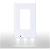 SnapPower Wall Outlet Plate Guidelight - White Decor